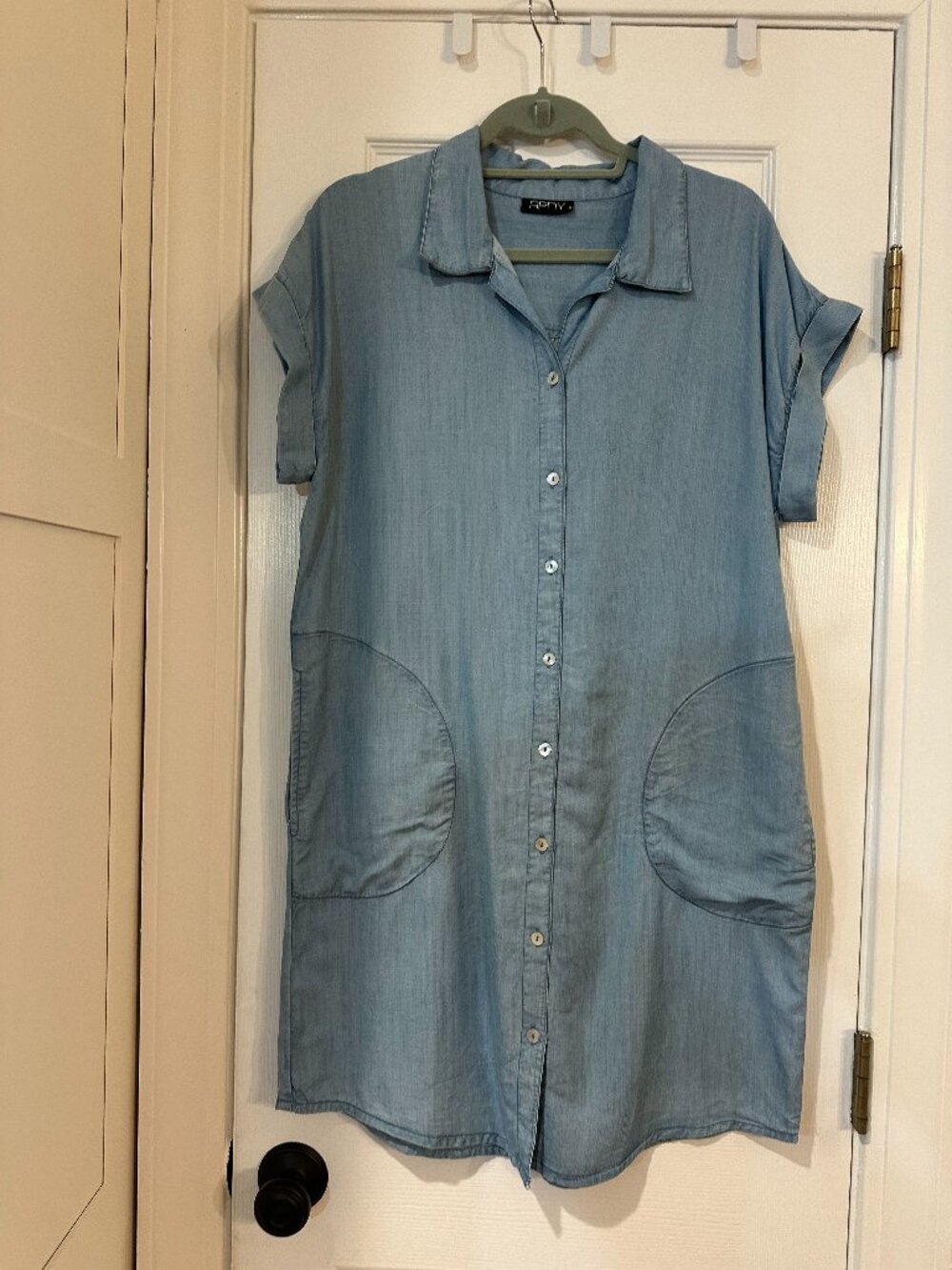 APNY Soft Chambray Everyday Dress, Small